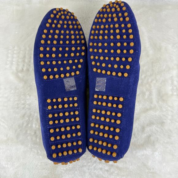 New Republic by Mark McNairy Barclay Suede Loafer / Driver Men\'s Size 10.5 Blue main image 7